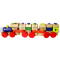 Train empilable en bois avec des blocs colorés (80098)